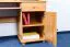 Schreibtisch Kiefer massiv Vollholz Erlefarben Junco 188 - Abmessungen: 106 x 120 x 57 cm (H x B x T)