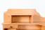 Schreibtisch Kiefer massiv Vollholz Erlefarben Junco 188 - Abmessungen: 106 x 120 x 57 cm (H x B x T)