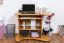 Schreibtisch Kiefer massiv Vollholz Erlefarben Junco 197 - Abmessungen: 75 x 100 x 60 cm (H x B x T)