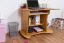 Schreibtisch Kiefer massiv Vollholz Erlefarben Junco 197 - Abmessungen: 75 x 100 x 60 cm (H x B x T)