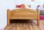 Kinderbett / Jugendbett Buche massiv Vollholz Erlefarben 113C, inkl. Lattenrost - 100 x 200 cm (B x L)