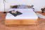 Doppelbett / Gästebett Kiefer massiv Vollholz Erlefarben 77C, inkl. Lattenrost - 180 x 200 cm (B x L)