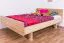 Kinderbett / Jugendbett Buche massiv Vollholz natur 116B, inkl. Lattenrost - 200 x 140 cm (L x B)