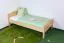 Kinderbett / Jugendbett Buche massiv Vollholz natur 113C, inkl. Lattenrost - 100 x 200 cm (B x L)