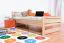 Kinderbett / Jugendbett Buche massiv Vollholz natur 115C, inkl. Lattenrost - 200 x 100 cm (L x B)