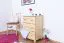 Kommode mit Schubladen Vollholz 60 cm