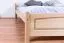 Doppelbett / Gästebett Buche massiv Vollholz natur 117, inkl. Lattenrost - 180 x 200 cm (B x L)