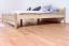 Doppelbett / Gästebett Buche massiv Vollholz natur 117, inkl. Lattenrost - 180 x 200 cm (B x L)
