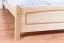 Doppelbett / Gästebett Buche massiv Vollholz natur 117, inkl. Lattenrost - 180 x 200 cm (B x L)