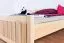 Doppelbett / Gästebett Kiefer massiv Vollholz natur 65, inkl. Lattenrost - 180 x 200 cm (B x L)