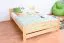 Kinderbett / Jugendbett Kiefer massiv Vollholz natur 83, inkl. Lattenrost - 140 x 200 cm (B x L)