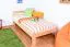 Kinderbett / Jugendbett Kiefer massiv Vollholz natur 74, inkl. Lattenrost - 100 x 200 cm (B x L) 
