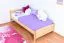 Kinderbett / Jugendbett Buche massiv Vollholz natur 117, inkl. Lattenrost - 100 x 200 cm (B x L)