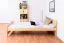 Kinderbett / Jugendbett Kiefer massiv Vollholz natur 84, inkl. Lattenrost - 120 x 200 cm (B x L)