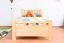 Kinderbett / Jugendbett Kiefer massiv Vollholz natur 68, inkl. Lattenrost - 90 x 200 cm (B x L)