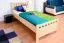 Kinderbett / Jugendbett Kiefer massiv Vollholz natur 68, inkl. Lattenrost - 90 x 200 cm (B x L)