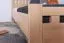Kinderbett / Jugendbett Buche massiv Vollholz natur 109, inkl. Lattenrost - 90 x 200 cm (B x L)