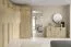 Drehtürenschrank | 3-türiger Kleiderschrank | Farbe: Eiche Cremona | 1 Kleiderstange | 150 x 61 x 210 cm | 6 Einlegeböden | ABS-Kanten | Edegem 02