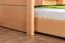 Etagenbett für Erwachsene "Easy Premium Line" K19/h inkl. Liegeplatz und 2 Abdeckblenden, Kopf- und Fußteil mit Löchern, Buche Vollholz massiv Natur - Liegefläche: 90 x 200 cm (B x L), teilbar