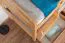 Stockbett für Erwachsene "Easy Premium Line" K21/n inkl. 2 Schubladen und 2 Abdeckblenden, Kopf- und Fußteil gerundet, Buche Vollholz massiv Natur - 90 x 200 cm (B x L), teilbar