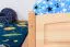Kinderbett / Jugendbett Buche massiv Vollholz natur 117, inkl. Lattenrost - 100 x 200 cm (B x L)