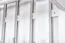 Garderobe Kiefer massiv Vollholz Weiß Junco 341 – Abmessungen: 150 x 60 x 33 cm (H x B x T)