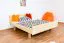 Doppelbett / Gästebett Buche massiv Vollholz natur 116, inkl. Lattenrost - Liegefläche: 160 x 200 cm (B x L)