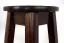 Hocker Kiefer massiv Vollholz Nussfarben 004 -  Abmessung: 45 x 35 cm (H x Ø)
