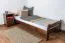 Nachtkommode Kiefer massiv Vollholz nussfarben 005 - Abmessung 60 x 43 x 33 cm (H x B x T)