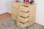 Kommode Kiefer massiv Vollholz natur Columba 05 - Abmessung: 101 x 121 x 50 cm (H x B x T)
