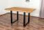 Esstisch Wooden Nature 411 Eiche massiv geölt, Tischplatte glatt - 140 x 90 cm (B x T)