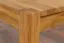 Bank Wooden Nature 134 Eiche massiv - 140 x 33 cm (L x B)