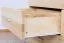 Kommode Kiefer massiv Vollholz natur Columba 05 - Abmessung: 101 x 121 x 50 cm (H x B x T)