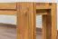 Bank Wooden Nature 133 Eiche massiv - 180 x 33 cm (L x B)