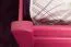 Kinderbett / Jugendbett "Easy Premium Line" K1/2n inkl. 2 Schubladen und 2 Abdeckblenden, 90 x 200 cm Buche Vollholz massiv Rosa