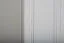 Kleiderschrank Kiefer Vollholz massiv weiß lackiert Junco 04 - Abmessung 195 x 135 x 59 cm