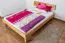 Jugendbett Wooden Nature 01 Kernbuche massiv geölt  - Liegefläche 140 x 200 cm (B x L) 