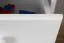Nachtkommode Kiefer massiv Vollholz weiß lackiert 002 - Abmessung 43 x 43 x 33 cm (H x B x T)