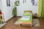 Jugendbett Wooden Nature 02 Kernbuche massiv geölt  - Liegefläche 90 x 200 cm (B x L) 