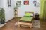 Jugendbett Wooden Nature 02 Kernbuche massiv geölt  - Liegefläche 90 x 200 cm (B x L) 
