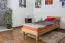 Jugendbett Wooden Nature 02 Kernbuche massiv geölt  - Liegefläche 90 x 200 cm (B x L) 