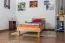 Jugendbett Wooden Nature 02 Kernbuche massiv geölt  - Liegefläche 90 x 200 cm (B x L) 