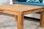 Wohnzimmertisch Eiche Massivholz Farbe: Natur 45x80x80 cm