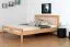 Jugendbett "Easy Premium Line" K8/1, 180 x 200 cm Buche Vollholz massiv Natur
