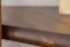 Bücherregal - 74 cm breit, Kiefer Holz-Massiv, Farbe: Nuss