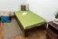 Kiefer Holzbett Bettgestell 90 x 200 cm Nuss