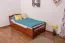 Kinderbett / Jugendbett "Easy Premium Line" K1/2n inkl. 2 Schubladen und 2 Abdeckblenden, 90 x 200 cm Buche Vollholz massiv Kirschfarben