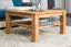Wohnzimmertisch Kernbuche Massivholz Farbe: Natur 45x80x80 cm