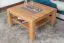 Beistelltisch Couchtisch Kernbuche Massivholz Farbe: Natur 45x80x80 cm