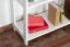 Regal Kiefer massiv Vollholz weiß lackiert Junco 57B - 86 x 70 x 30 cm (H x B x T)